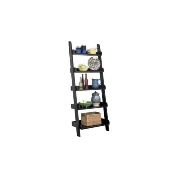 International Concepts Lean To Shelf Unit, with 5 Shelves, Black SH67-2660 - main