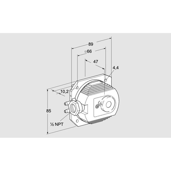Honeywell Kromschroder SW, PRESS, AIR, DL 11KTG 3 KS84444591 - main