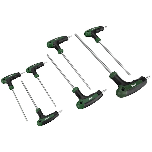 Performance Tool 7 pc. T-Handle Star Driver Set, T10-T40, Torx, Chrome W1713 - main