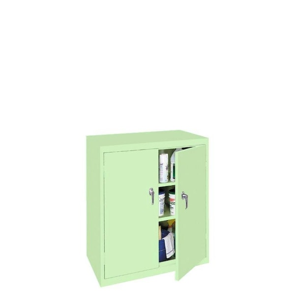 Steel Cabinets Usa Counter Height Storage Cabinet, 42 in H, 36 in W, Pastel Green ABL-364-PT GRN - main