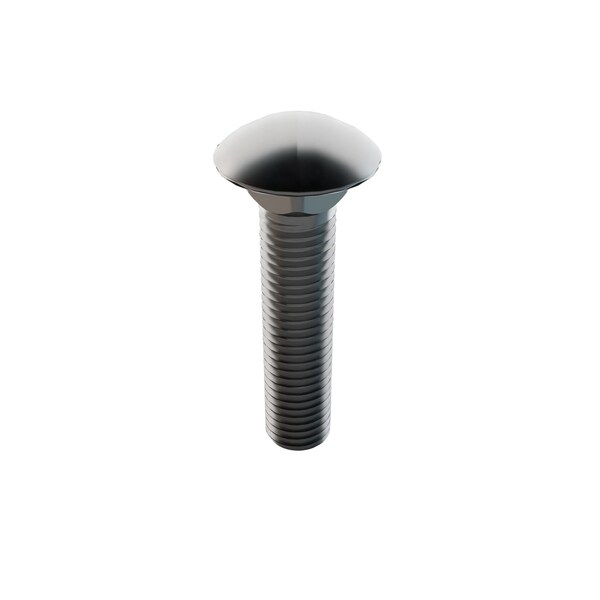 Zoro Select Carriage Bolt, Square Neck, 5/8"-11, 3 in L, Stainless Steel, 18-8, Not Applicable, 25 PK 31-CB-62C-300 - main