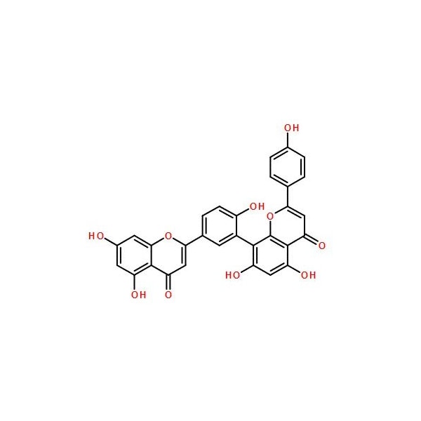 Ak Scientific Amentoflavone (100mg), CAS 1617-53-4 W1536-100mg - main