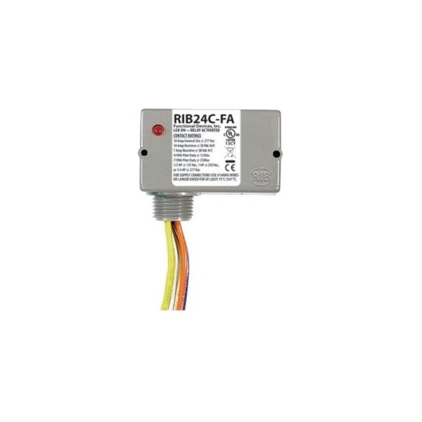 Functional Devices-Rib Enclosed Relay, 10A, SPDT RIB24C-FA - main