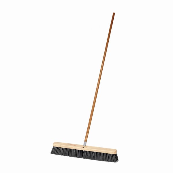 Harper 24 in. Indoor/Outdoor Push Broom, Wet/Dry, Wood Handle 177624SC - main