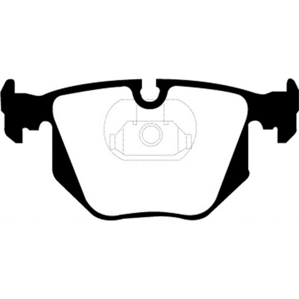 Ebc Yellowstuff Rear Brake Pads for 01-07 BMW M3 3.2 DP41118R - main
