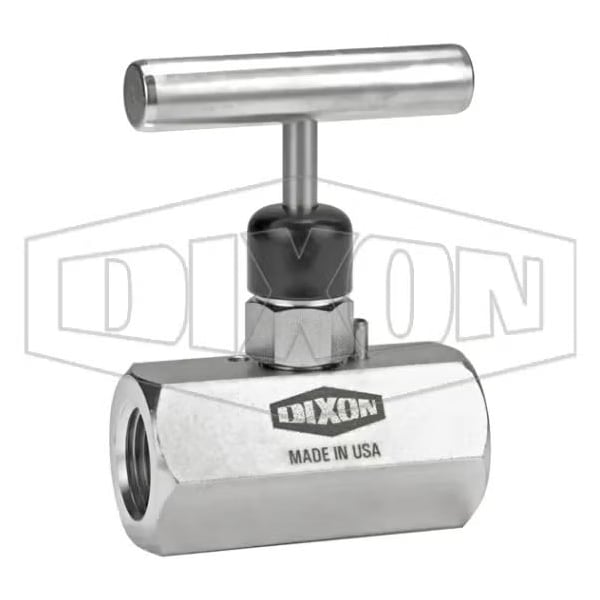 Dixon Mini Needle Valve, 1/2-14 Nominal, FNPT End Style, 316 SSss Steel Body FFS404 - main