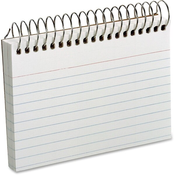 Tops Business Forms Oxford, Spiral Index Cards, 3 X 5, 50 Cards, White 40282 - main