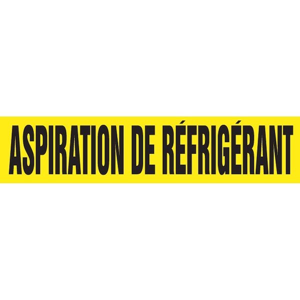 Accuform FRENCH PIPE MARKER ASPIRATION DE CRPK605STB - main