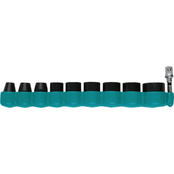 Makita 3/8 in Drive Impact XPS SAE Impact Socket Set, 10 pcs, SAE, 10 pcs E-01672 - main