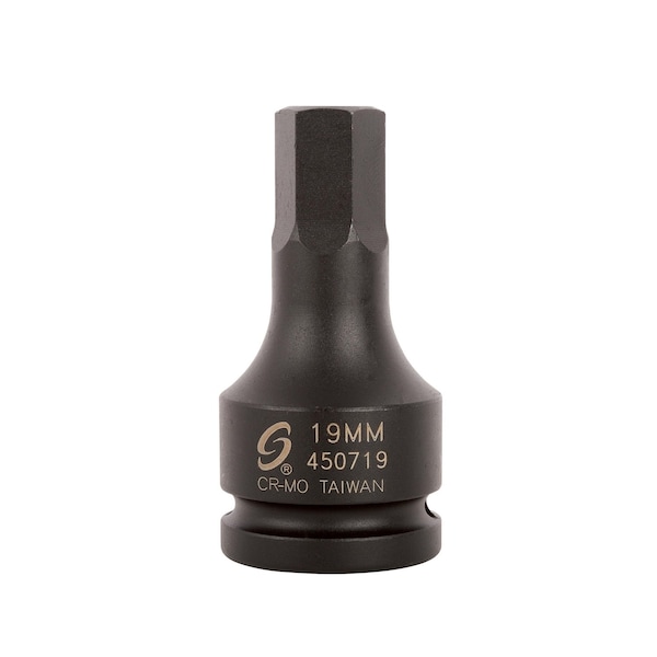 Sunex 3/4 in Drive 19Mm Hex Driver Impact Socket 450719 - main