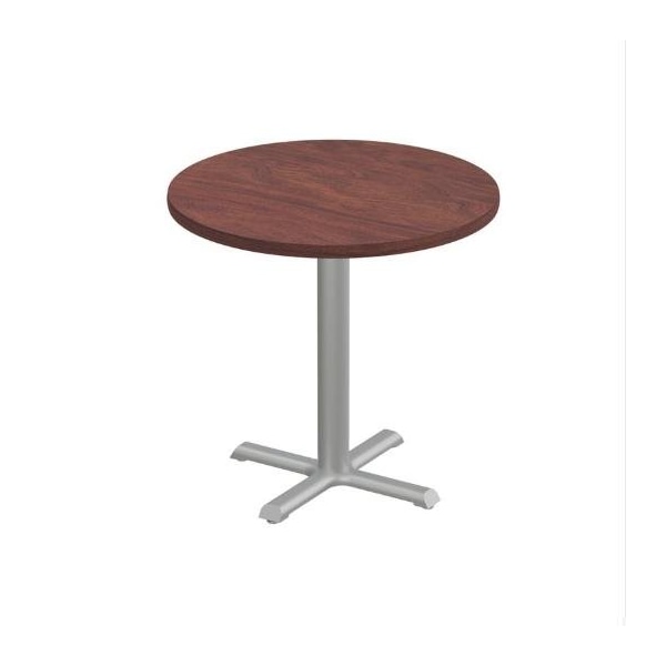 Correll Round Cafe Table, 30 in W, 30 in L, 29 in H, Particleboard Top, Mahogany SXT30R-20-98-20 - main