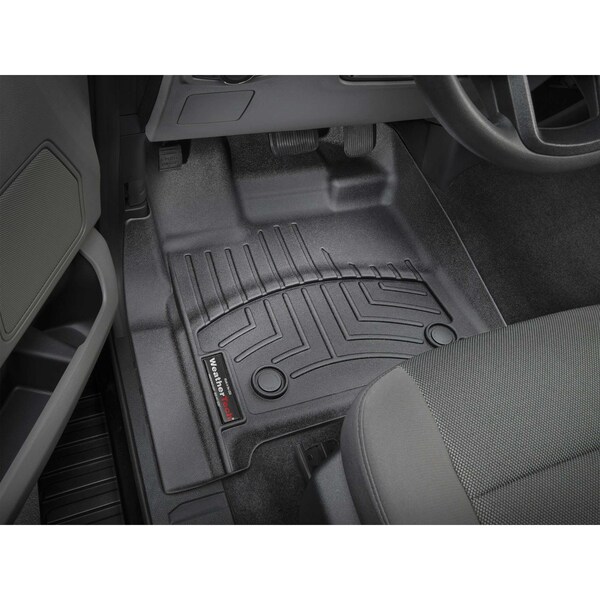 Weathertech Black FloorLiner 1st Row - Over The Hump, 2025 Dodge Ram Truck 1500 4418911 - main