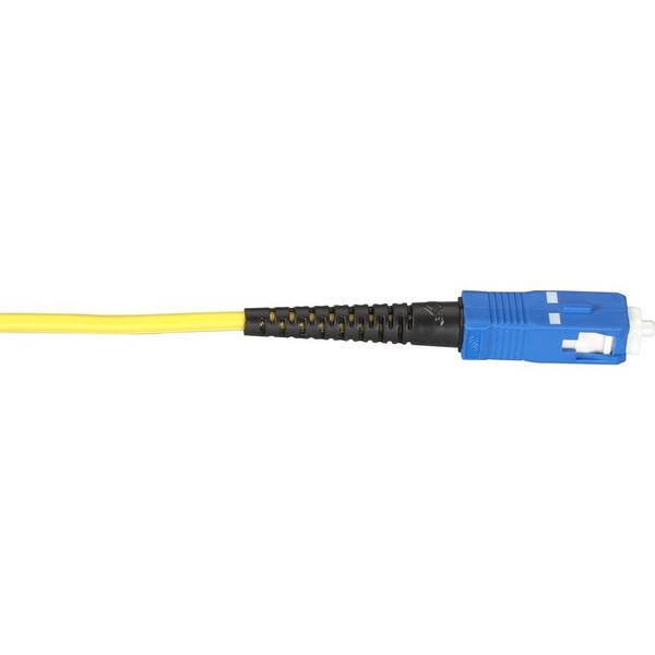 Black Box OS2 9/125 Singlemode Fiber Optic Patch Cable - OFNR PVC, SC to SC, Yellow, 15-m 49.2-ft. EFN310-015M-SCSC - main