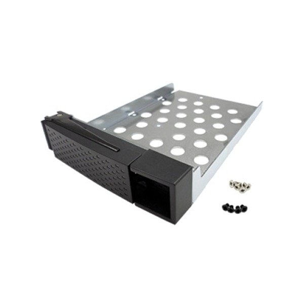 Qnap SP-TS-TRAY-WOLOCK Drive Bay Adapter Internal - Black - 1 x Total Bay - 1 x 2.5"/3.5" Bay SP-TS-TRAY-WOLOCK - main