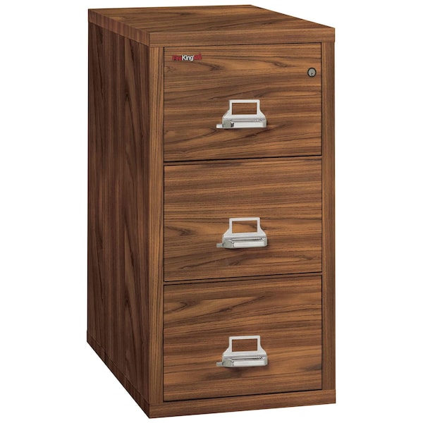 Fireking 3 Drawer, 1 Hr Fire & impact rated, 31" depth Letter Light Chestnut 3-1831-CLC - main