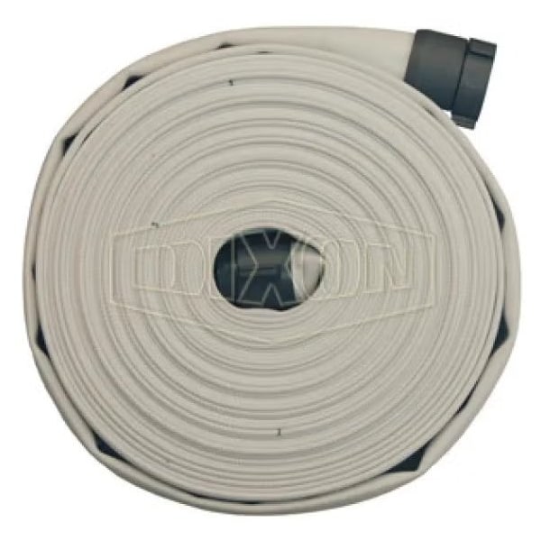Dixon Single Jacket Mill Hose, 2-1/2 in, NST NH, 100 ft L, 112 psi, Synthetic, Domestic M25100RAF - main