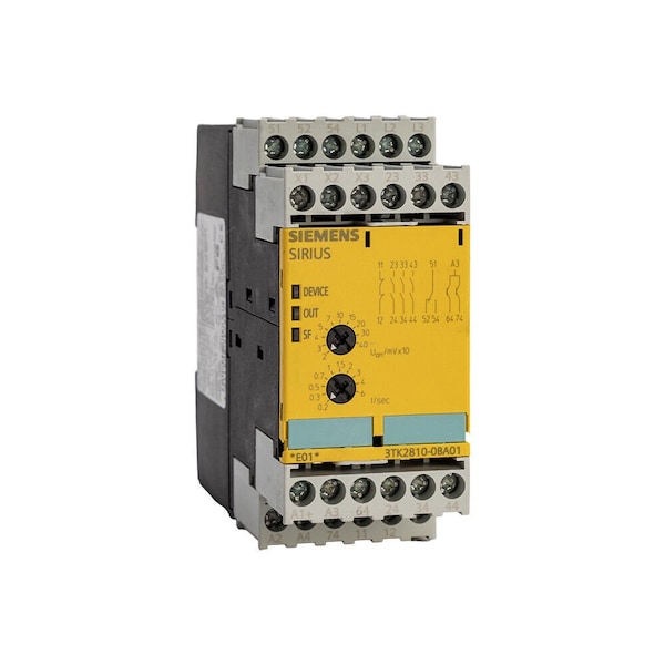Siemens SIRIUS safety relay safety-oriented Standstill monitoring 24 V DC 45 mm 3TK2810-0BA01 - main