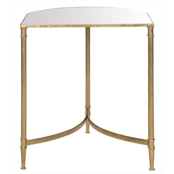 Safavieh Nevin Accent Table Gold And Mirror Top FOX2532A - main