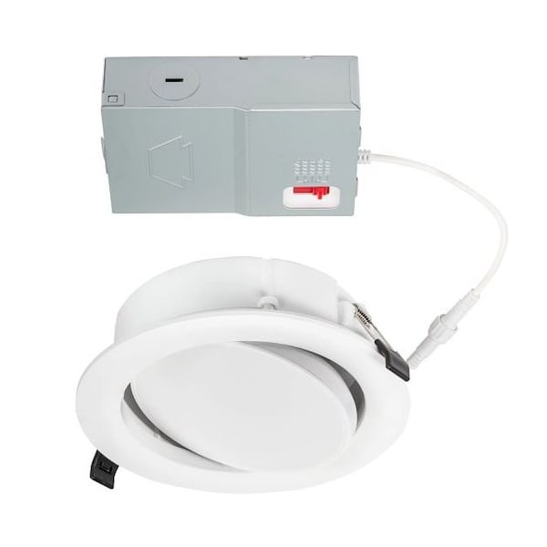 Keystone 6in Gimbal Wafer Downlight feat. Color Select, 12W, 2700/3000/3500/4000/5000K, 90 CRI, 120V Input, P KT-WDLED12-6A-9CSF-FDIM-G - main