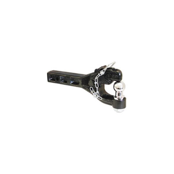 Backseat 6 Ton Reciever Mount Combination Hitch with 2.31 in. Ball - Black BA3629663 - main