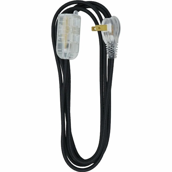 Southwire WOODS INDCORD, 16/2 SPT2 8 ft BLACK LE FABRIC SL 64598001 - main