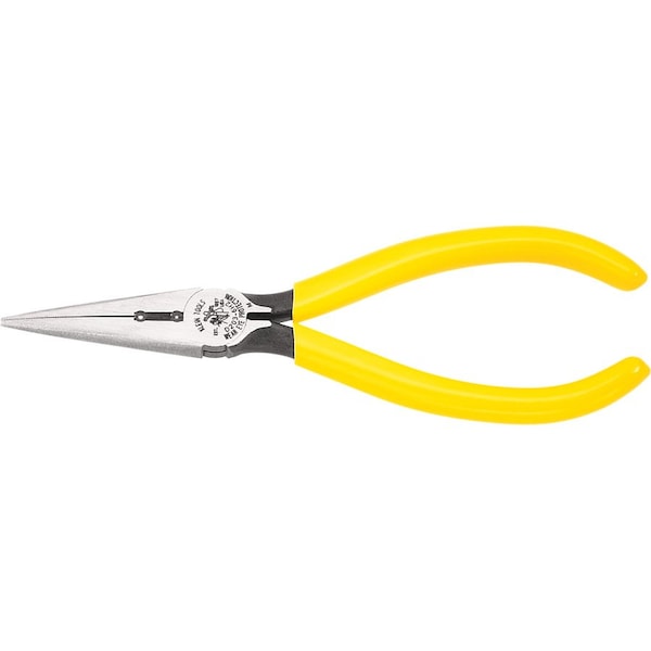 Klein Tools Pliers, Needle Nose Side-Cutters, Stripping, 6-Inch D203-6H2 - main