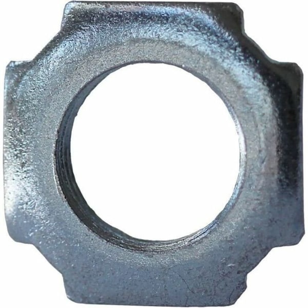Dottie Conduit Fitting Locknut, 3/8 in, Threaded, Steel, Zinc Plated LN38 - main