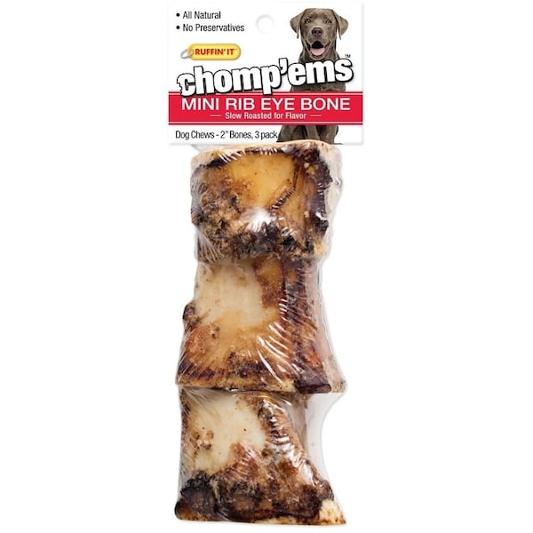 Ruffin'It Treat Rib Eye Bone Mini Bites 75212 - main