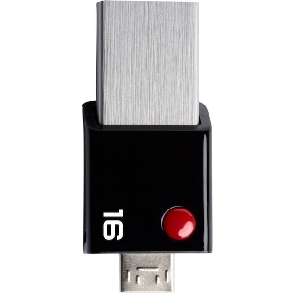 Emtec Flash Drive - 16GB USB2.0 T200 OTG ECMMD16GT203 - main