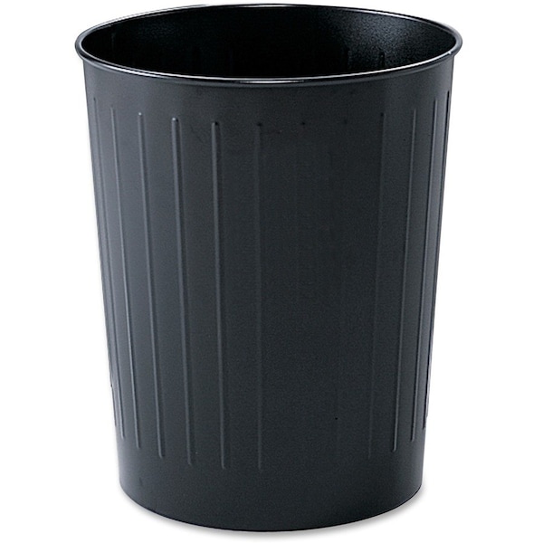 Safco 23.5 qt. Round Trash Can 9604BL - main