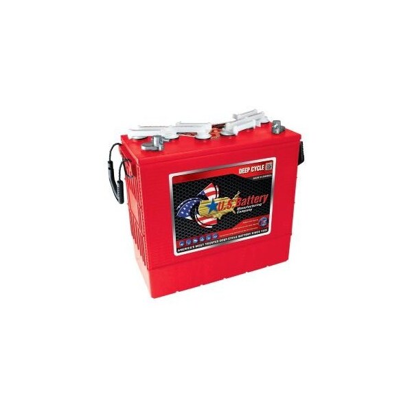 Us Battery 12V 200Ah Deep Cycle Battery, FLA, Off-Set "S" Terminal 803441 - main