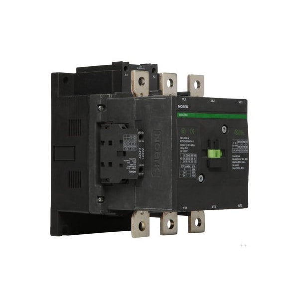 Noark Contactor - 1321418 - Ex9C - 400A - 480Vac/dc - 3P (3NO) - 2NO+2NC aux. contacts EX9C400E22T - main