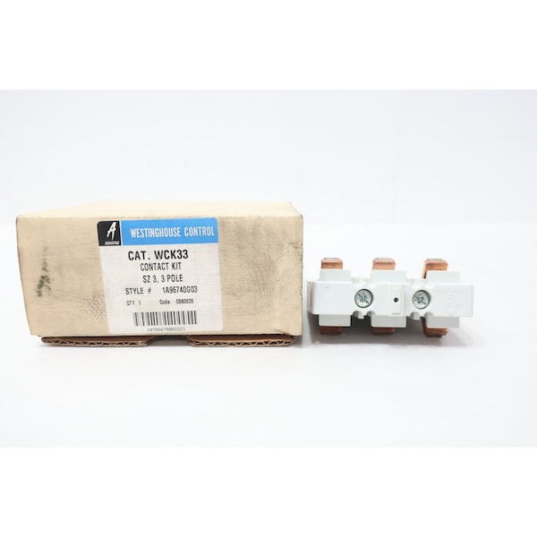 Westinghouse REPLACEMENT 3-POLE CONTACT KIT SIZE 3 WCK33 - main