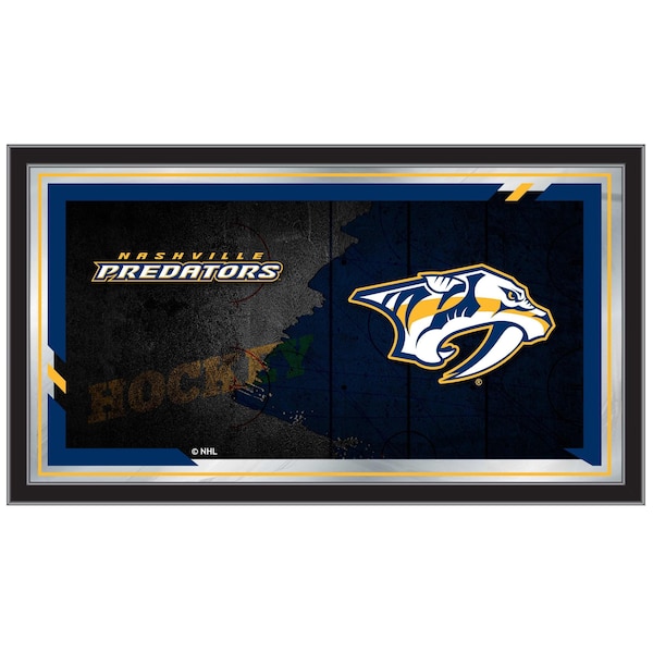 Holland Bar Stool Co Nashville Predators 15" x 26" Hockey Collector Mirror by Holland Bar Stool Company MColNshPre - main