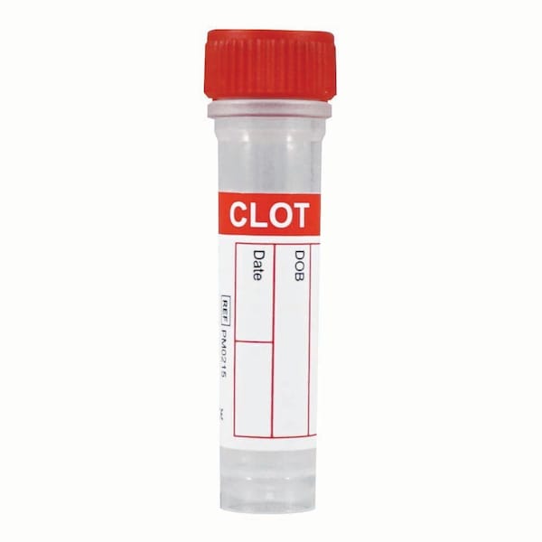Jorgensen Laboratories Mini Blood Collection Tube - Red/Clot J1565A - main
