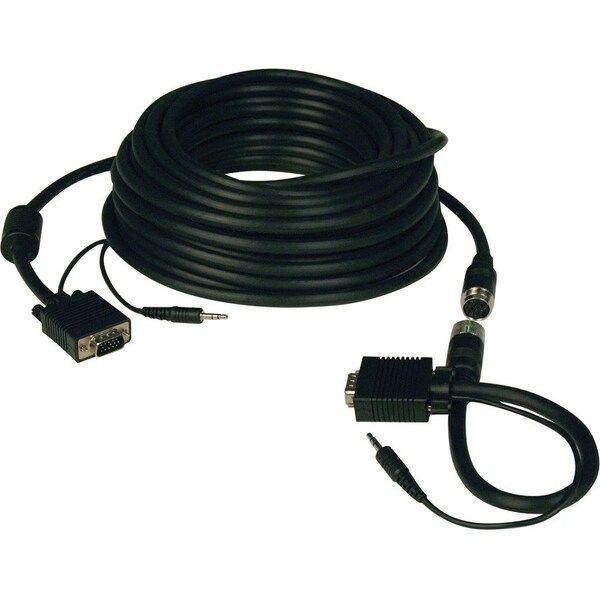 Tripp Lite Coax Cable, Audio, VGA, EZ Pull, RGB, 100ft P504-100-EZ - main