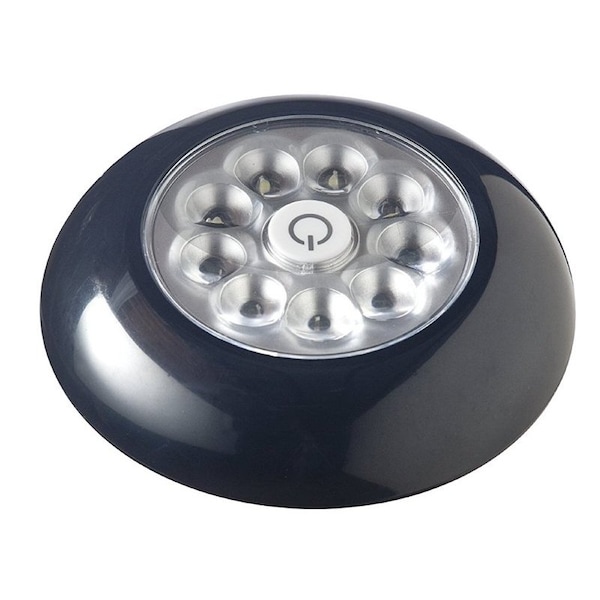 Fulcrum Tap Light, AAA Battery, Alkaline Battery, 9-Lamp, LED Lamp, 40.5 Lumens, 5500 K Color Temp, Black 30015-303 - main