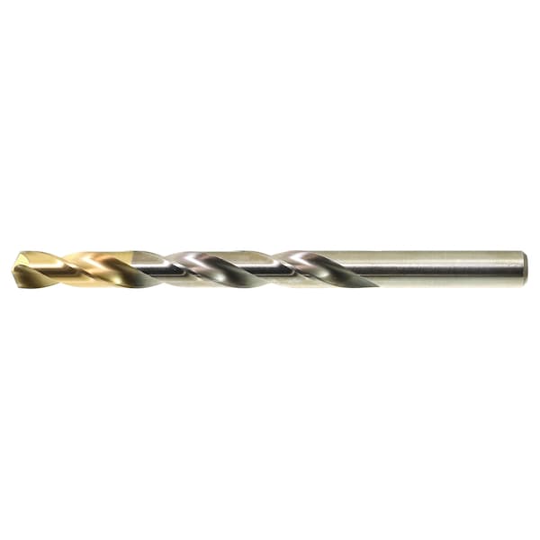 Drillco High Speed Steel Titanium Nitride (TiN) Tip Jobber Drill Bits 1/4" 450T116 - main