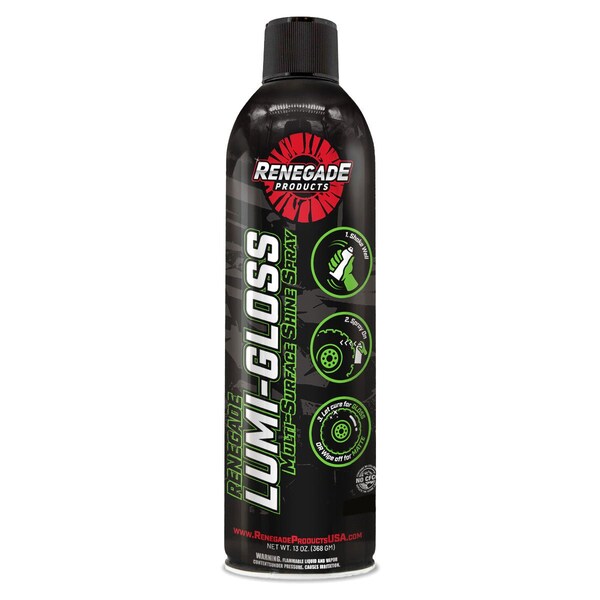 Renegade Products Usa Renegade Lumi-Gloss Multi-Surface Shine Spray 13 Oz. LFGRPARLG13OZ - main