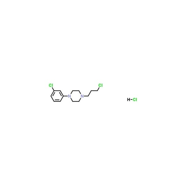 Ak Scientific 1-(3-Chlorophenyl)-4-(3-chloropropyl)piperazine hydrochloride (25g), CAS 52605-52-4 H565-25g - main