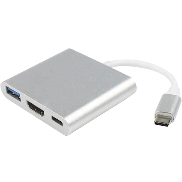 Sanoxy 3 in 1 usb 3.0 hub type c usb c to 1080p 4k hdmi+usb adapter with PD charging port SNX-HUB3 - main