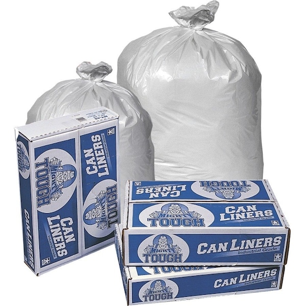 Pitt Plastics 24"x32" 0.45mm 12-16 gal. Medium Performance Roll Can Liner, PK500 MT331XW - main