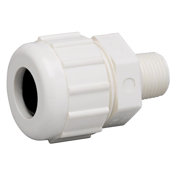 Homewerks Homewerks Schedule 40 2 in. Compression each X 2 in. D MPT PVC Male Adapter 1 pk 511-46-2-2B - main