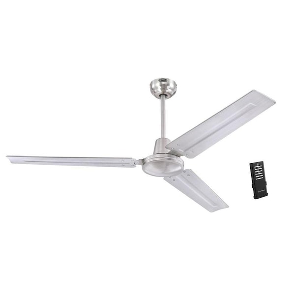 Westinghouse Jax 56 in. Brushed Nickel White Indoor Ceiling Fan 7238100 - main