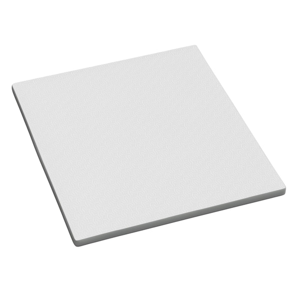 Homeroots 3in White Gel Memory Foam Twin Mattress Topper 711913 - main