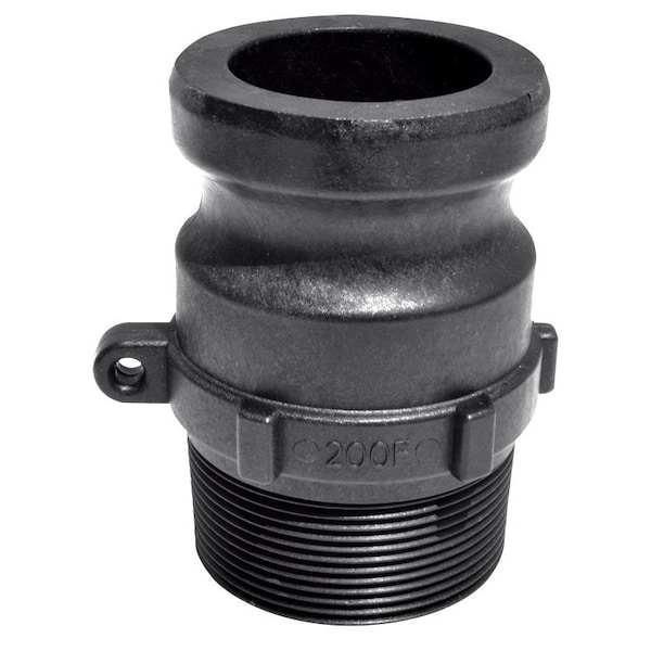 Green Leaf F Series 300F Camlock Coupling, 3 in, Male Adapter x MNPT, Plastic SP-HAM103358 - main