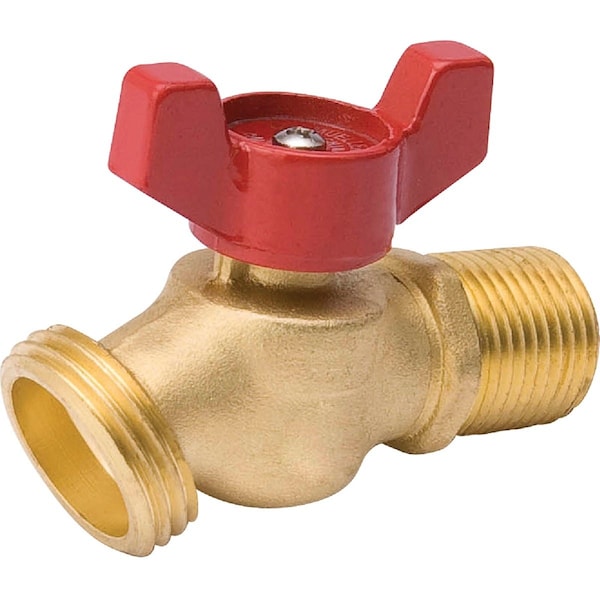 Proline Series ProLine Quartermaster Series 3/4'' MIP X 3/4 Male Hose Thread No-Kink Hose Bibb 102-354HN - main