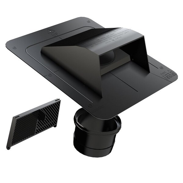 Canplas ROOF DRYER&BATHRM EXH VENT BLK 6014BL - main