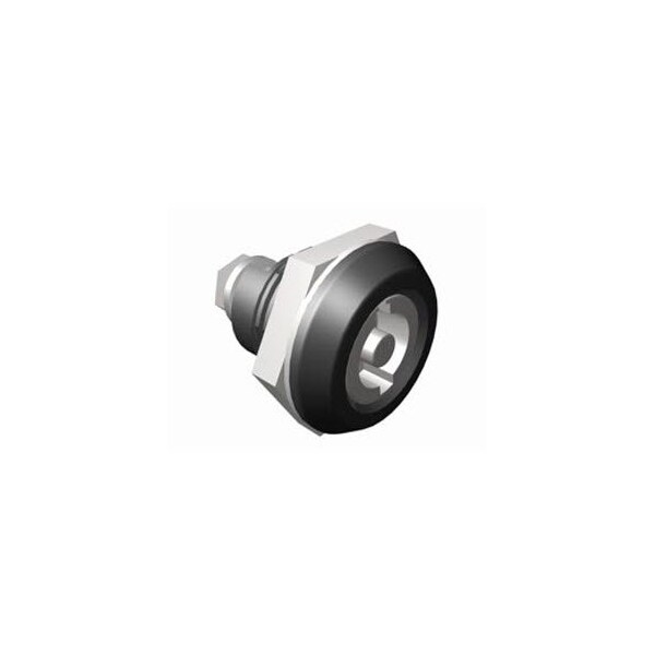 Southco Quarter-Turn Cam Latch, 5 mm Double Bitted Recess, Without Cam, Sealed Zinc Alloy, Powder Coat E5-6-075-UU1 - main