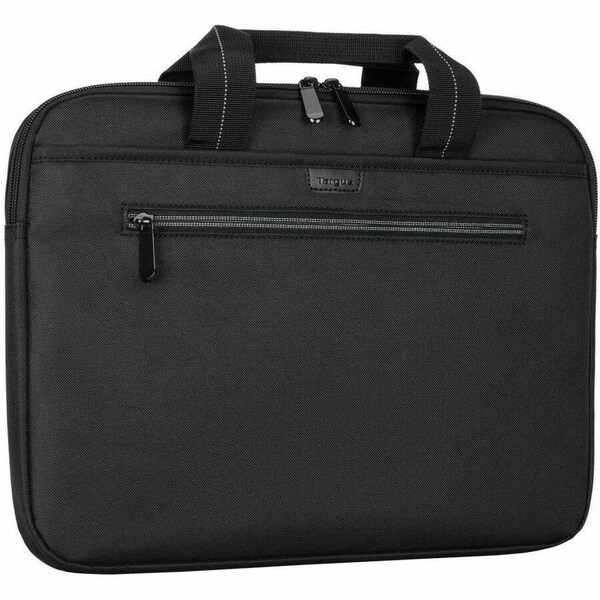 SLIP CASE WITH HIDEAWAY HANDLES BLACK 14IN